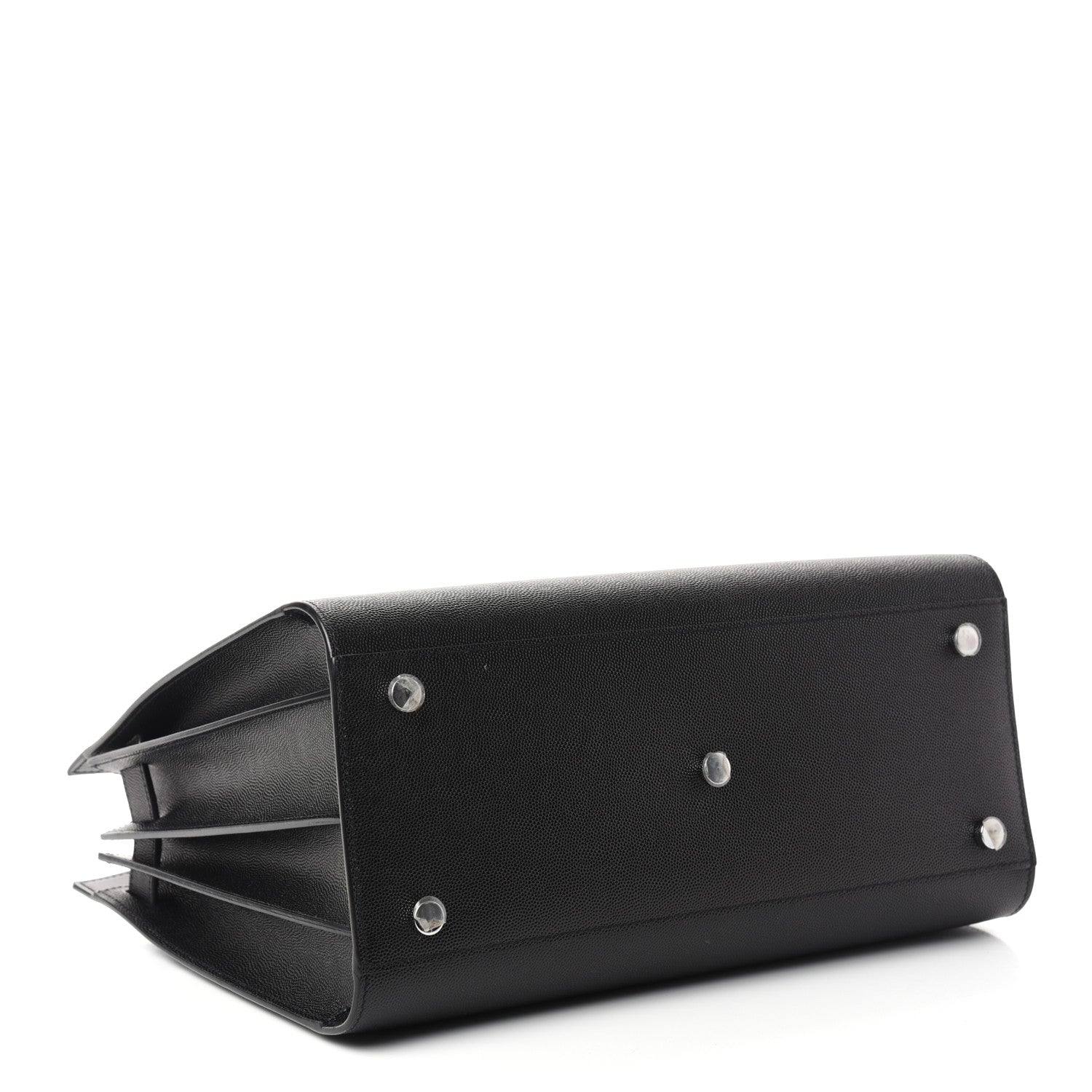 Saint Laurent Grained Calfskin Small Sac De Jour Black 4 of 10