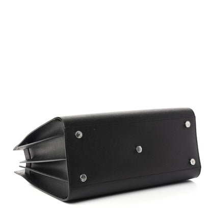 Saint Laurent Grained Calfskin Small Sac De Jour Black 4 of 10