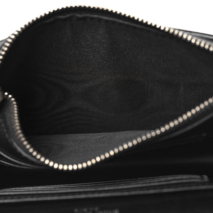 Saint Laurent Calfskin Monogram Sunset Chain Wallet Black 6 of 12