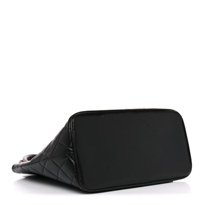 Chanel Lambskin Quilted Medallion Tote Black 4 of 27