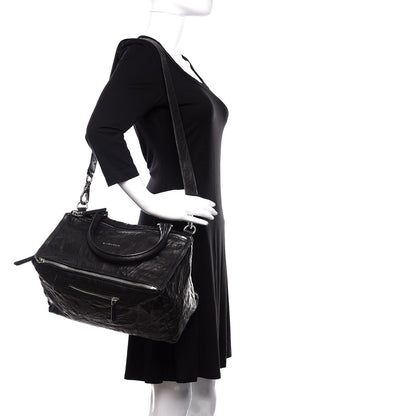 Givenchy Tumbled Sheepskin Medium Pandora Bag Black 2 of 11