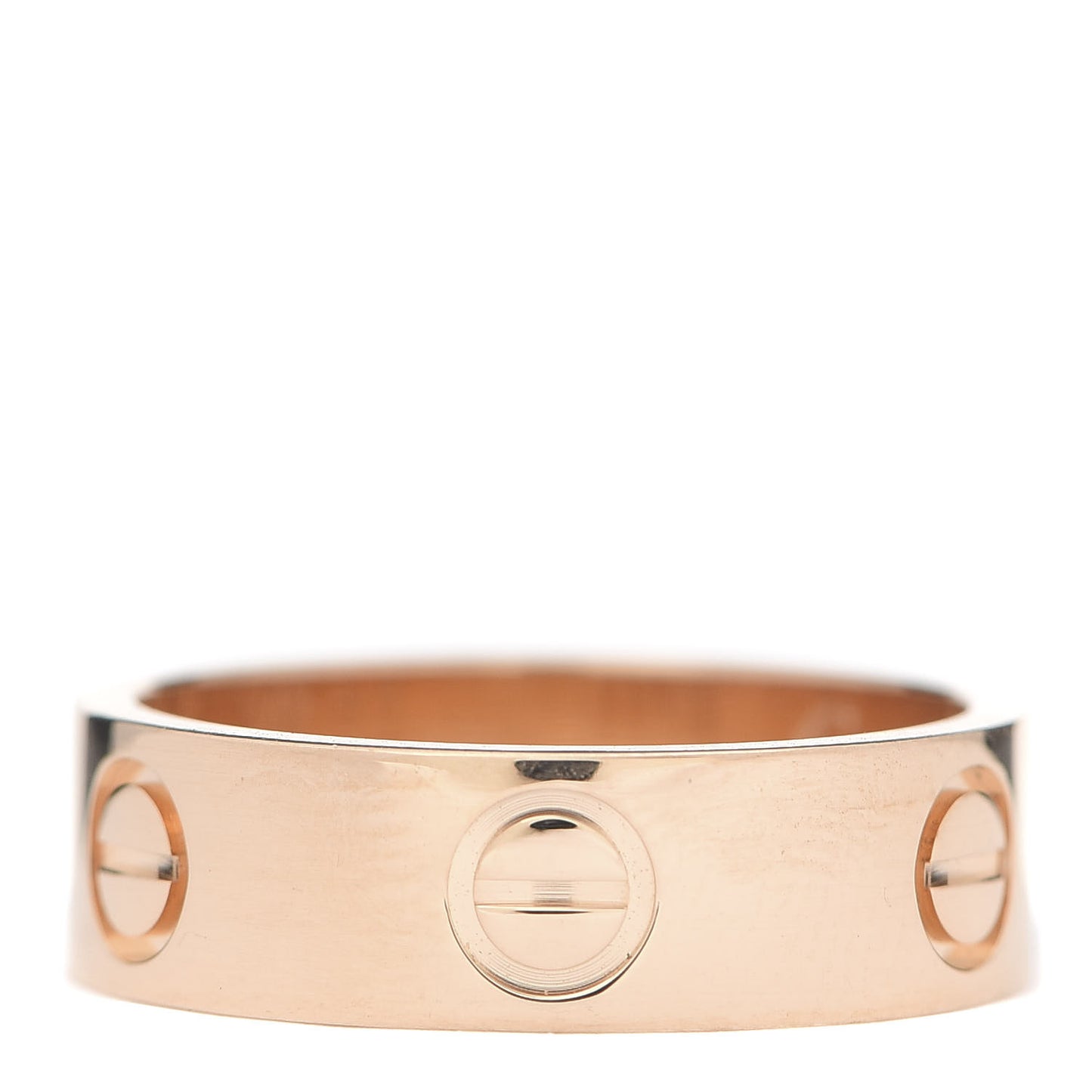 18K Pink Gold 5.5mm LOVE Ring 51 5.75