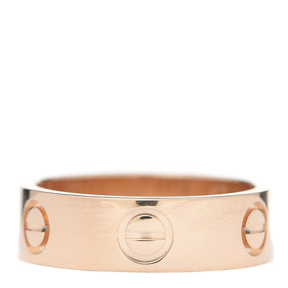 Cartier 18K Pink Gold 5.5mm LOVE Ring 51 5.75 3 of 5