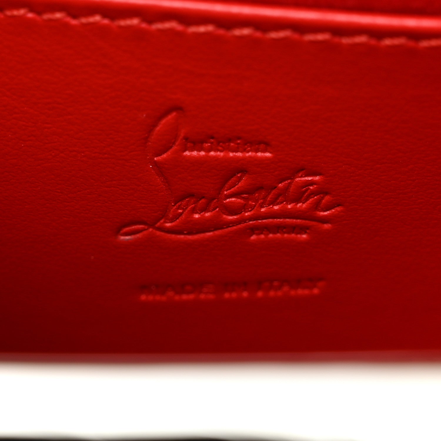 Christian Louboutin Dentelle Lace Palmette Clutch Black 6 of 9