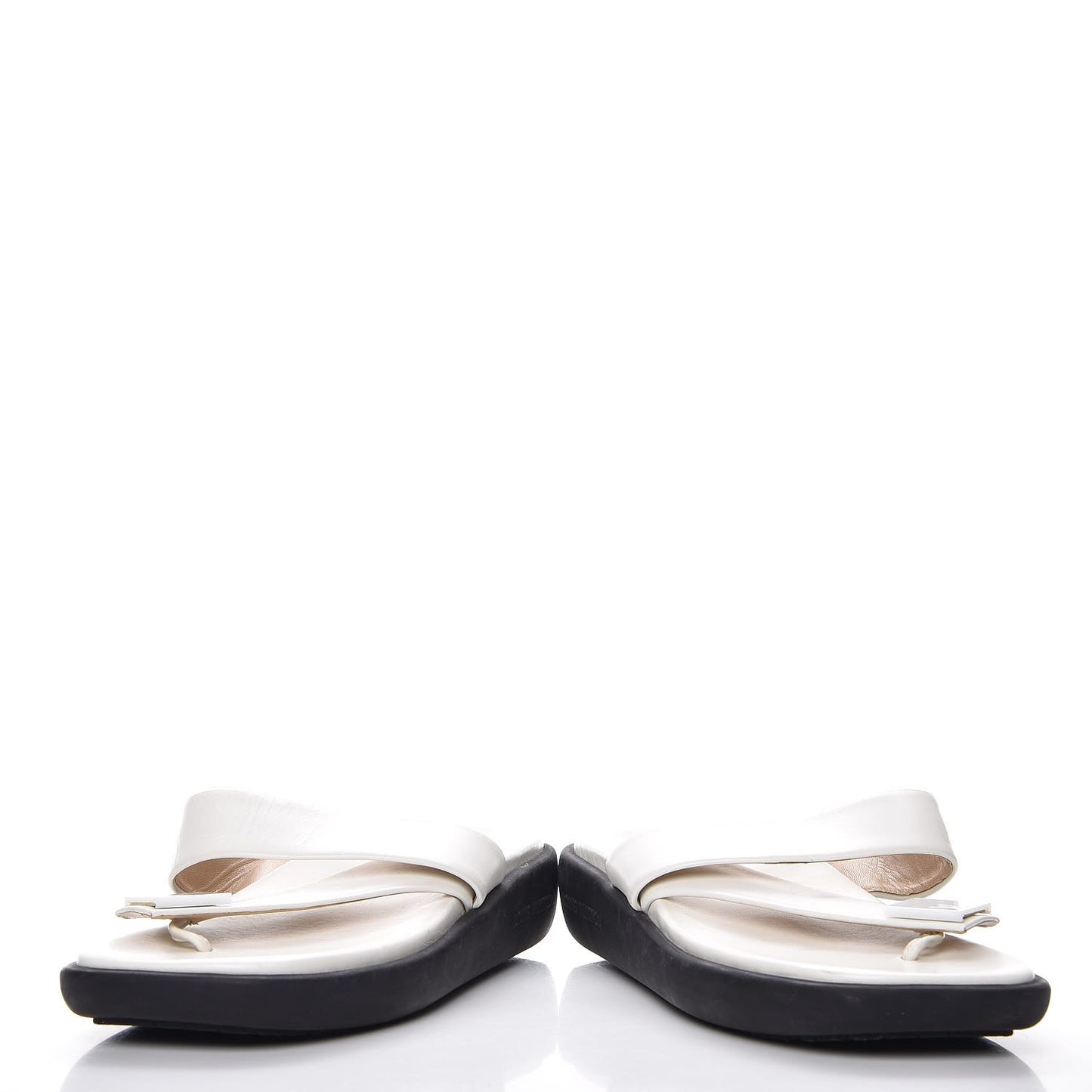 Calfskin Sandals 37 White