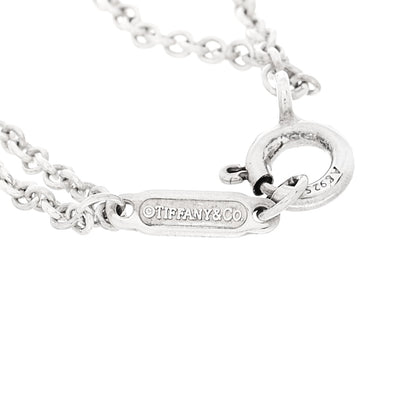 Tiffany Sterling Silver Infinity Double Chain Bracelet 3 of 4