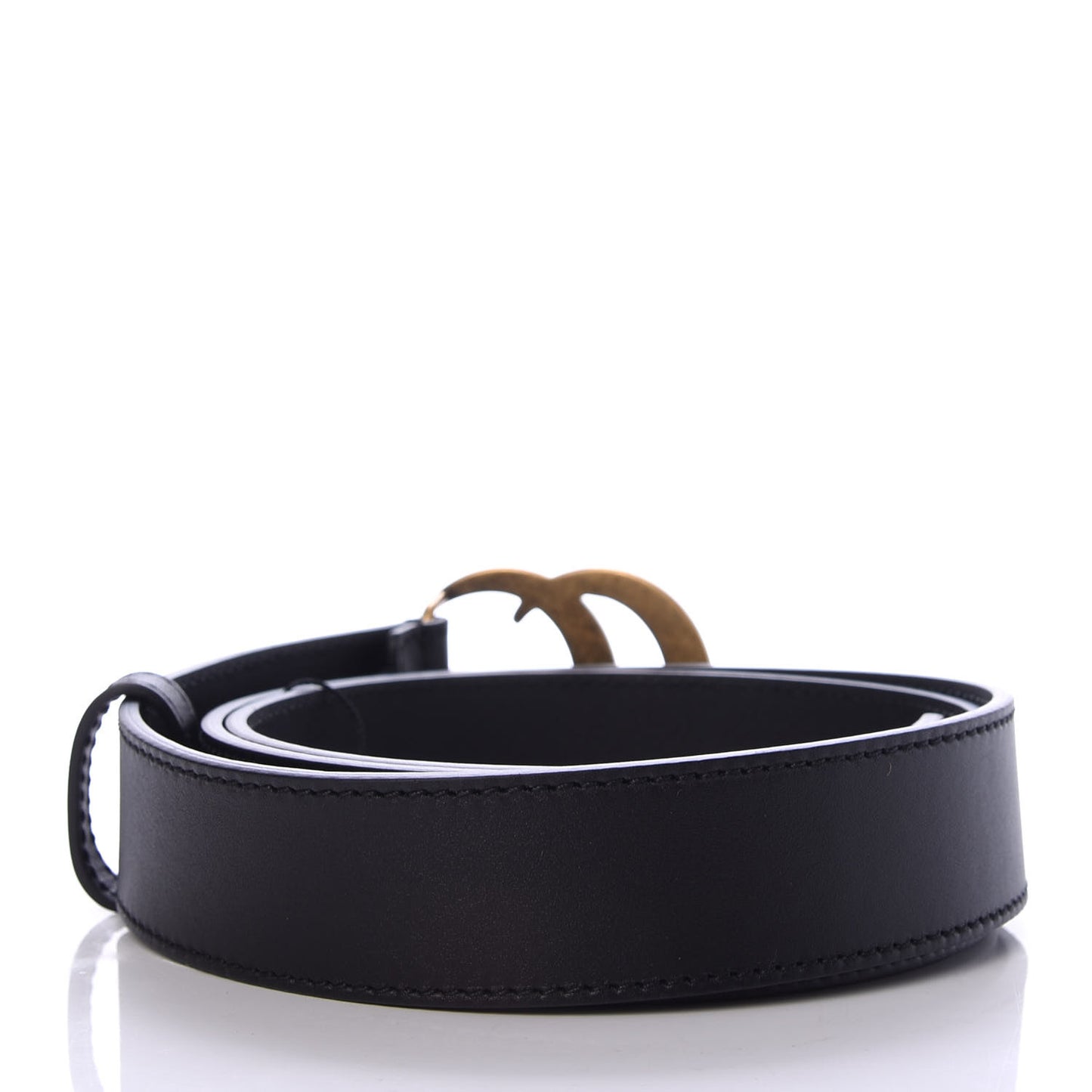 Calfskin Double G 30mm Belt 90 36 Black
