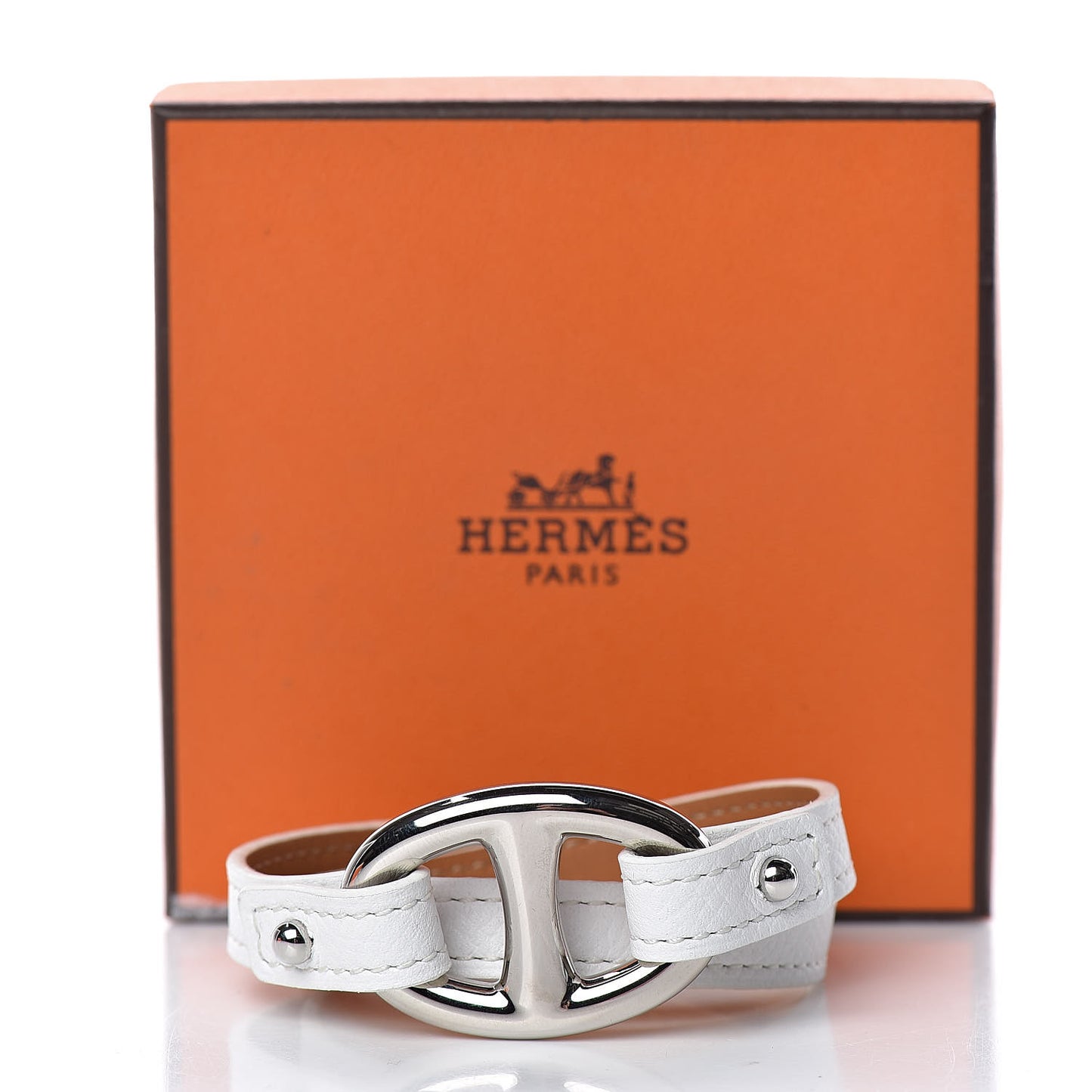 Epsom Granville Bracelet S White