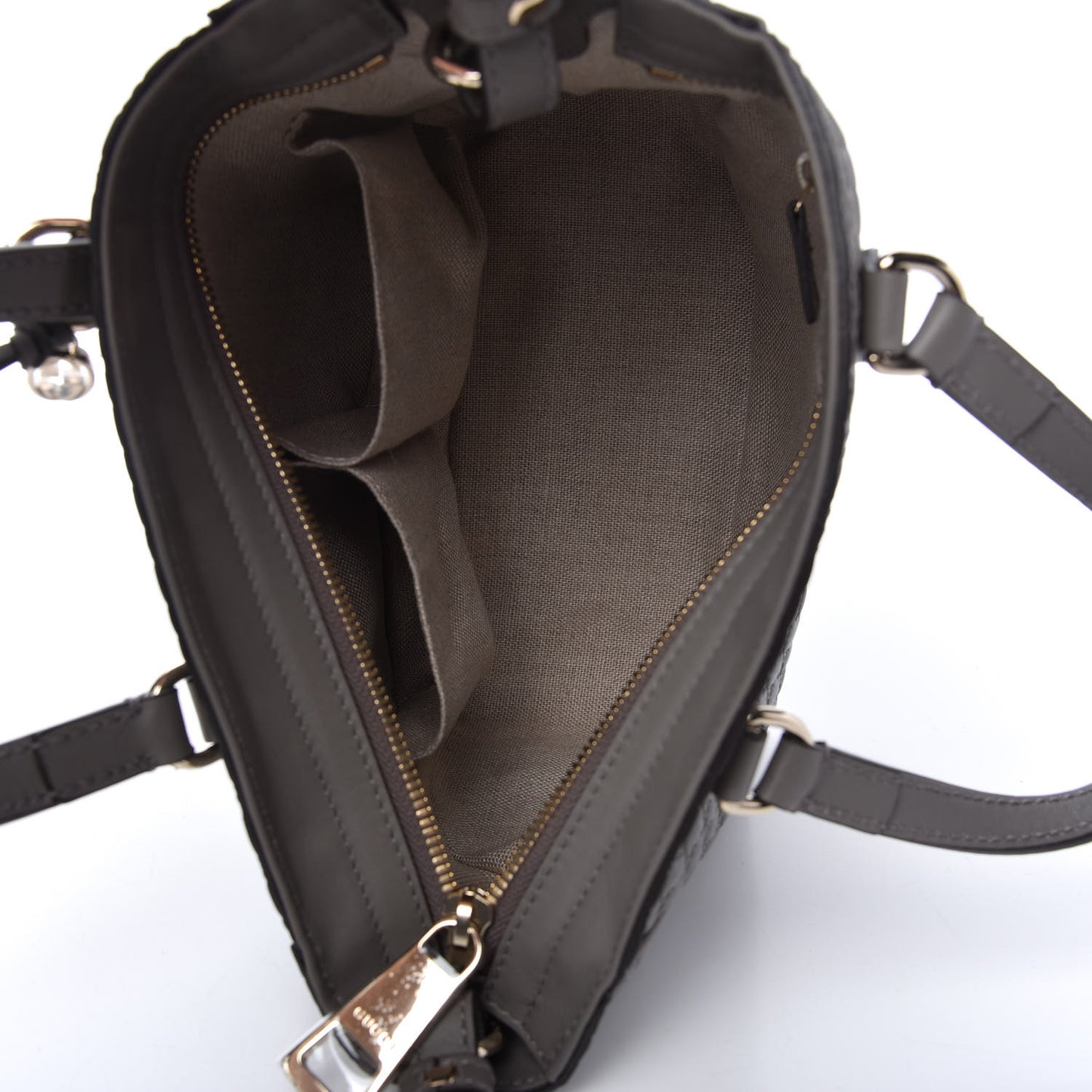 Microguccissima Small Bree Tote Graphite