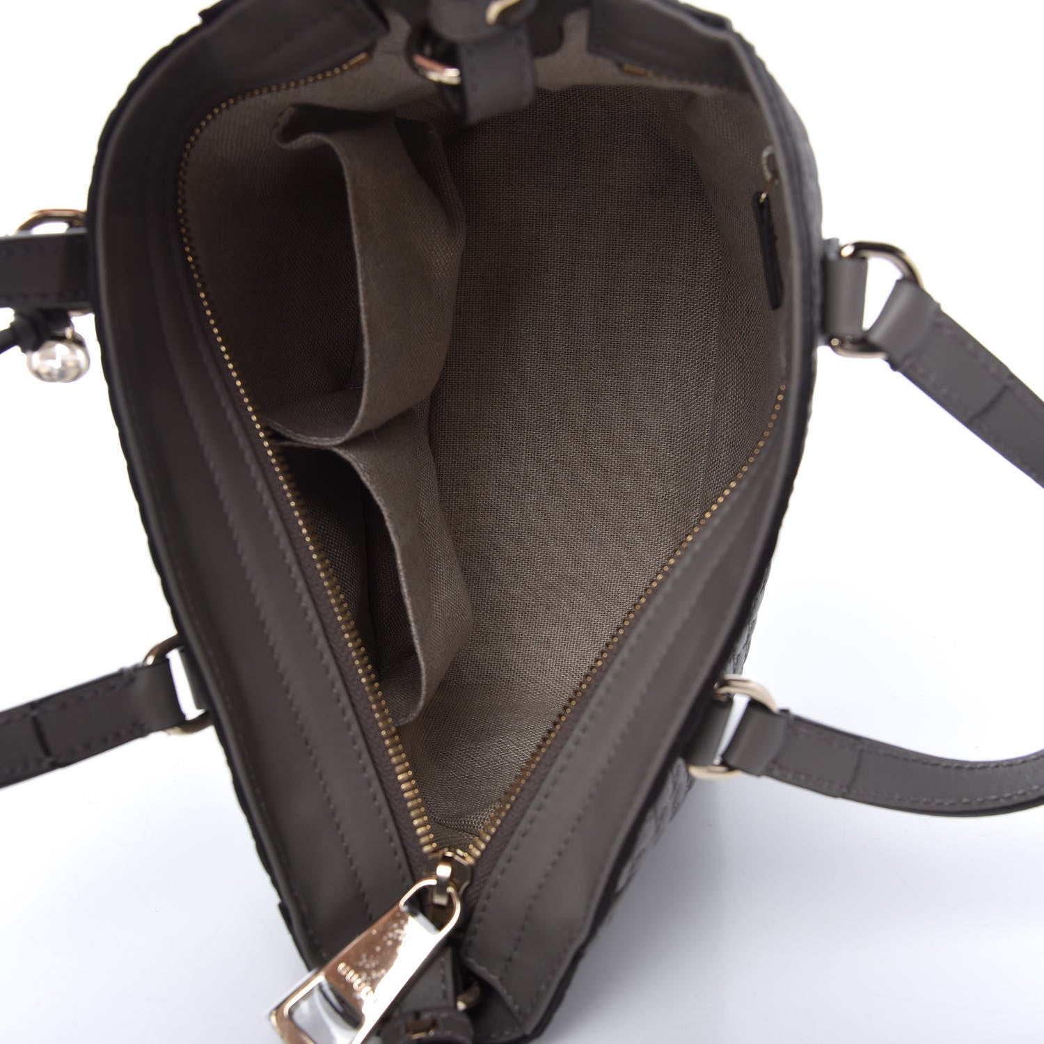 Gucci Microguccissima Small Bree Tote Graphite 5 of 10