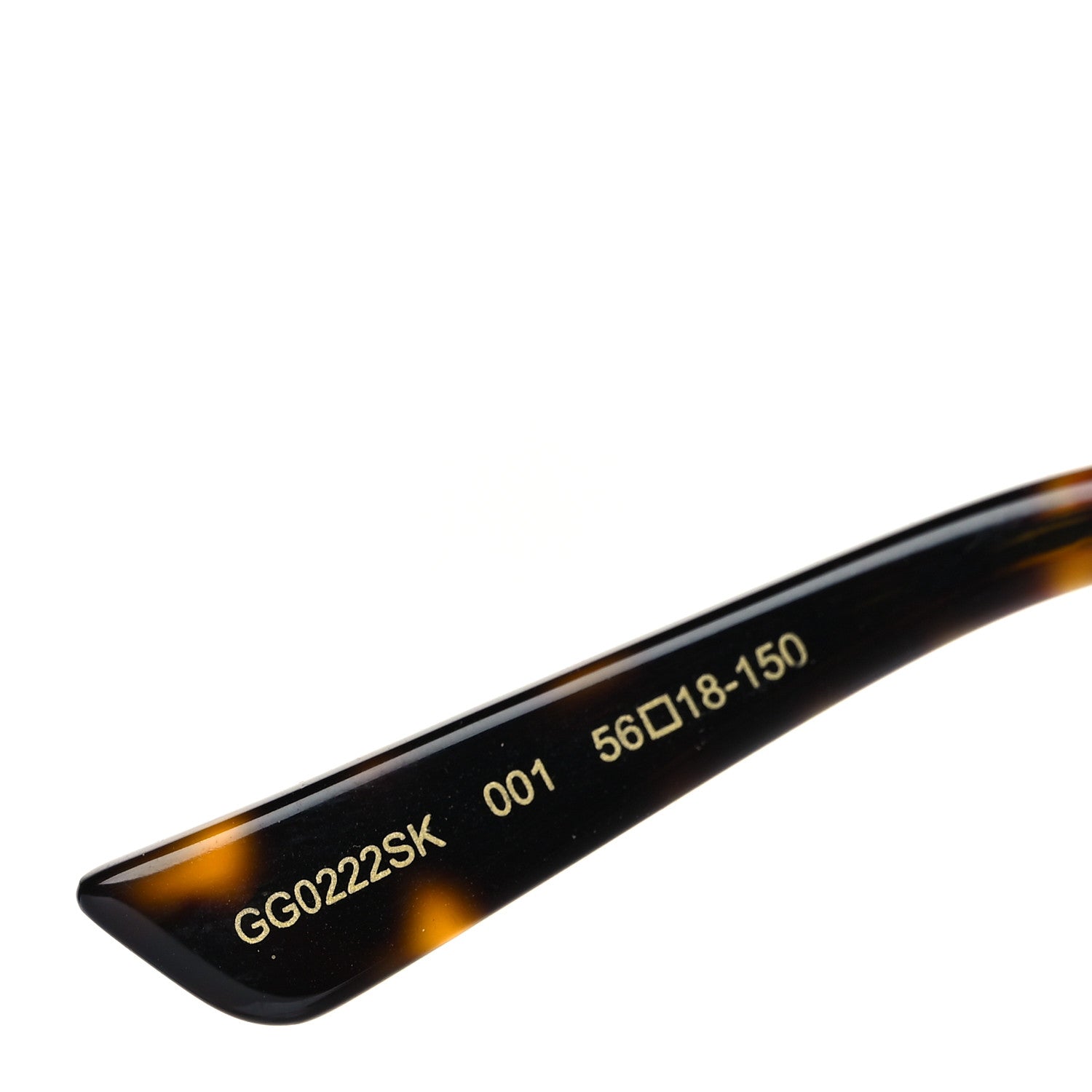 Gucci Metal Tiger GG0222SK Sunglasses Black 6 of 7