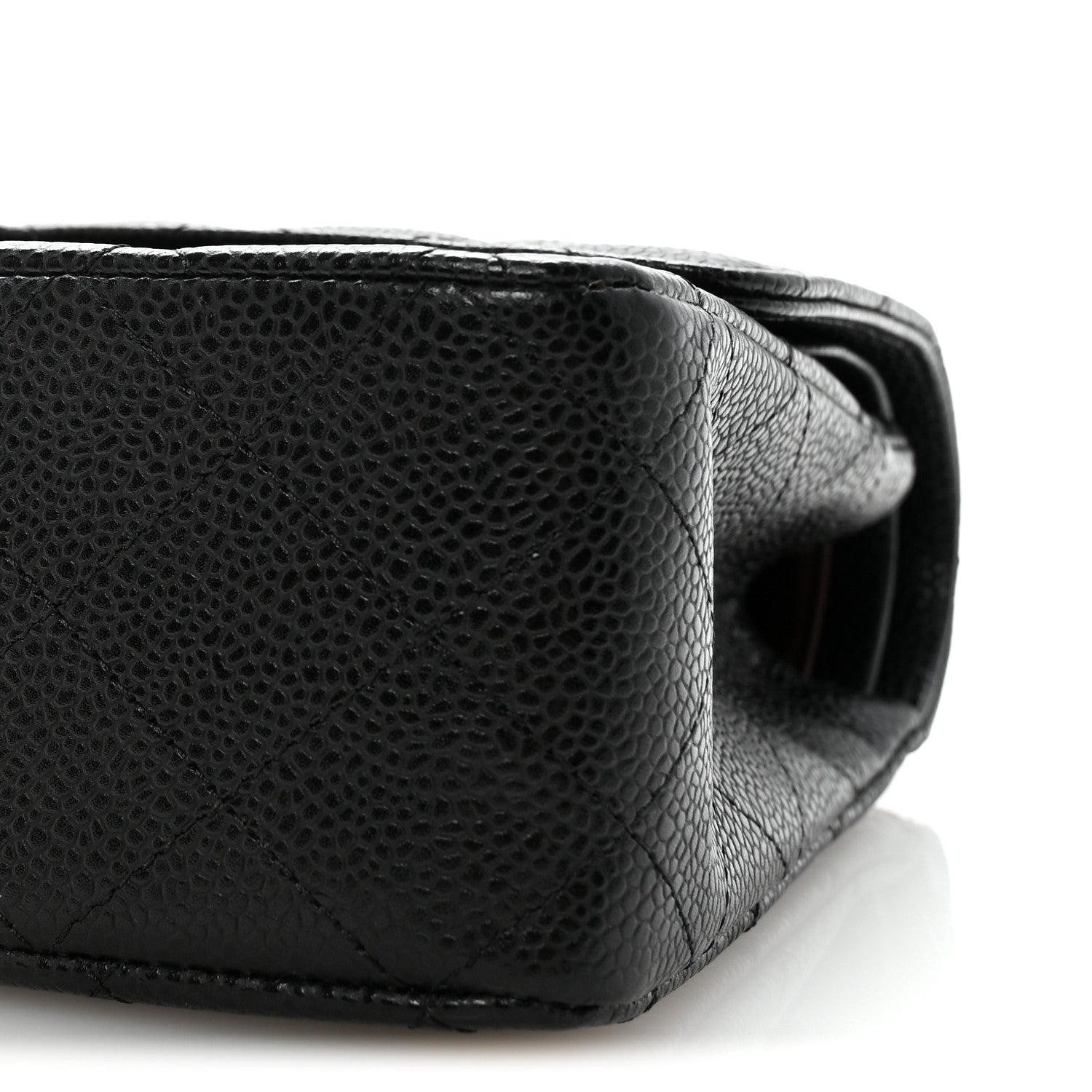 Chanel Caviar Quilted Medium Double Flap Black 10 of 11