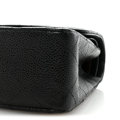 Chanel Caviar Quilted Medium Double Flap Black 10 of 11