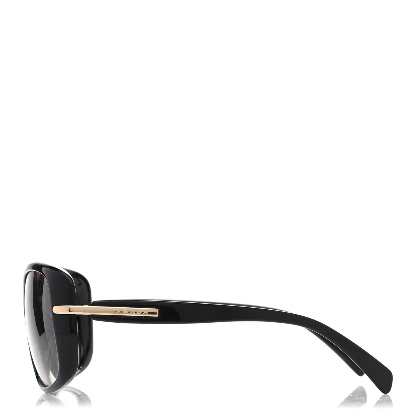 Acetate Square Sunglasses SPR 08O Black