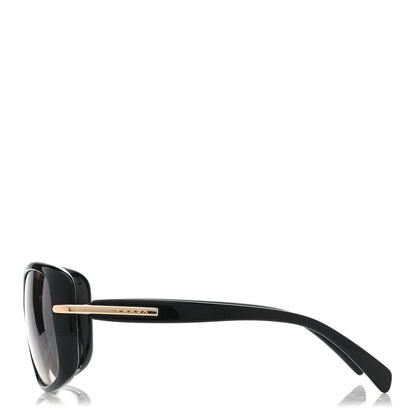 Prada Acetate Square Sunglasses SPR 08O Black 3 of 8