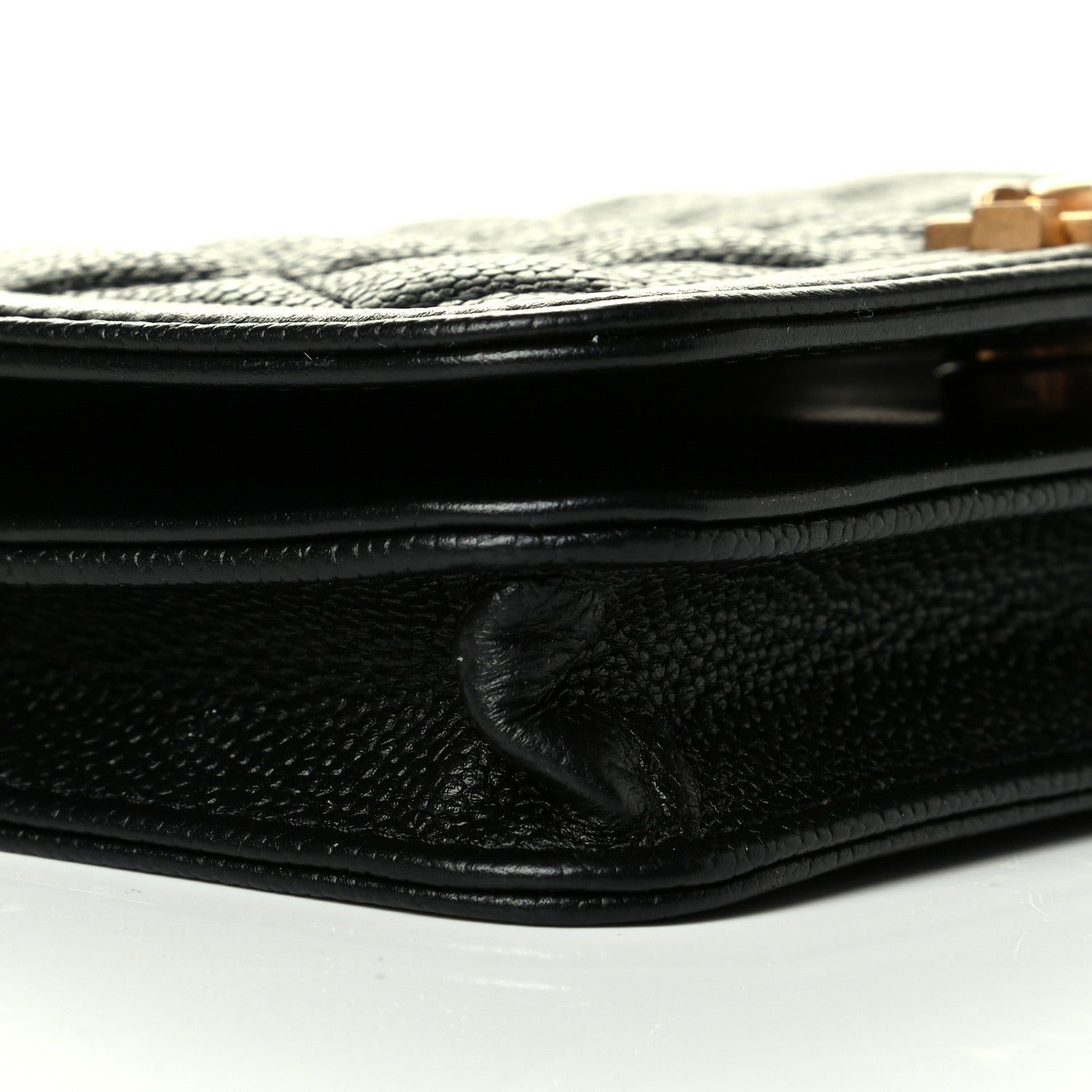 Chanel Caviar Quilted Boy Wallet On Chain WOC Black 5 of 7