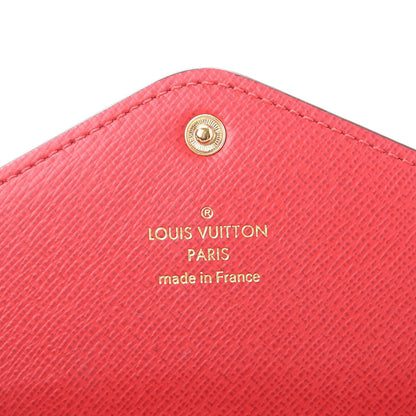 Louis Vuitton Damier Ebene Josephine Wallet Red 9 of 13