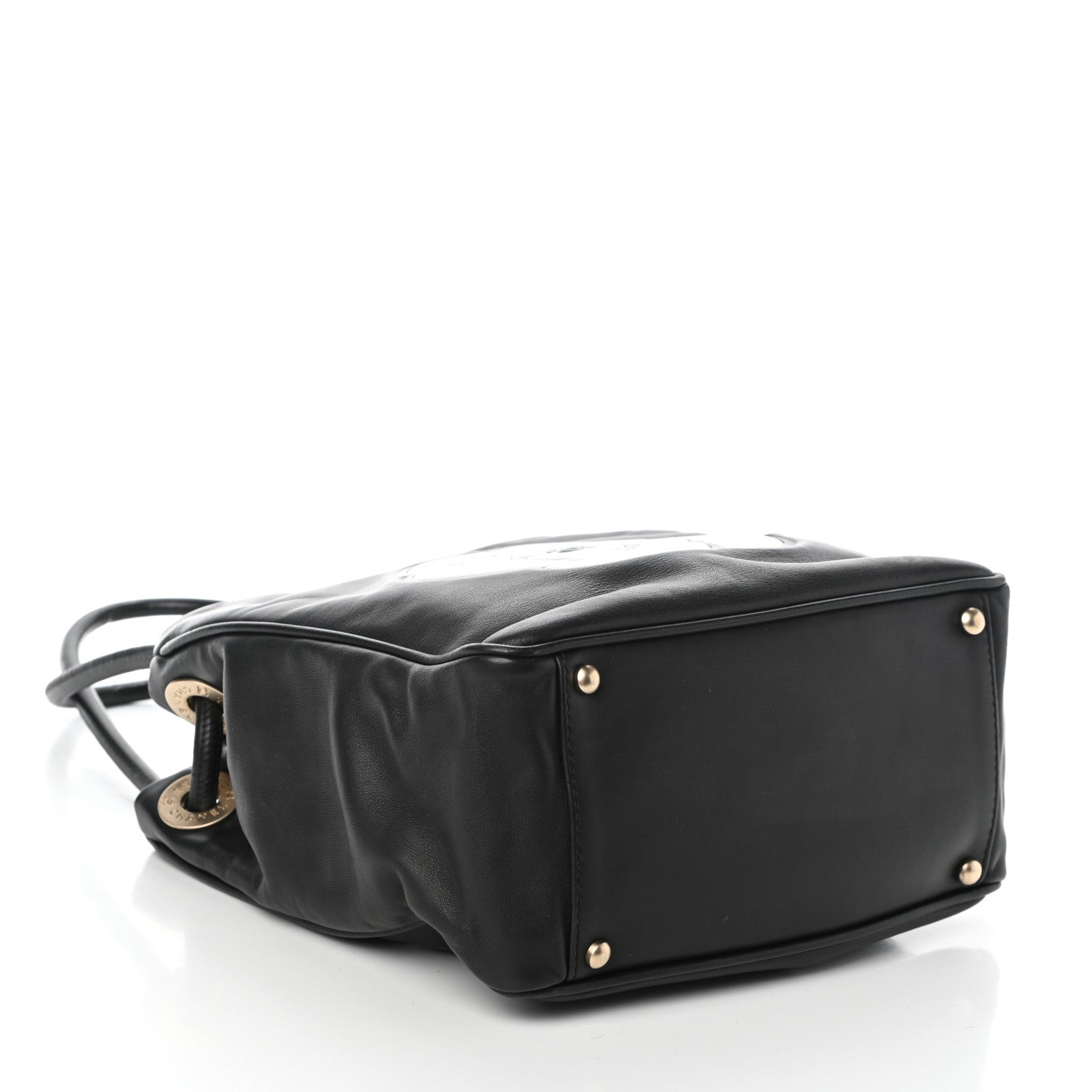 Chanel Lambskin Camellia Tote Black 4 of 10