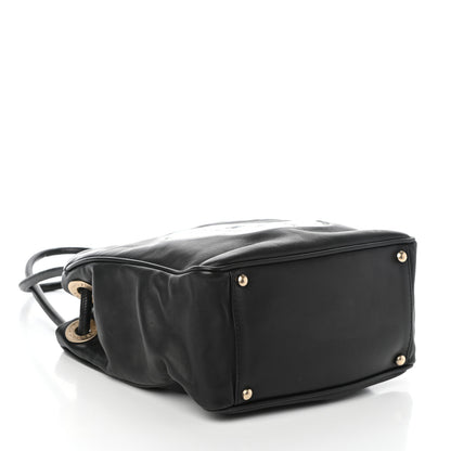 Chanel Lambskin Camellia Tote Black 4 of 10