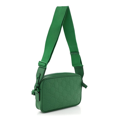 Gucci Rubber Effect Monogram GG Crossbody Bag New Shamarock 3 of 10