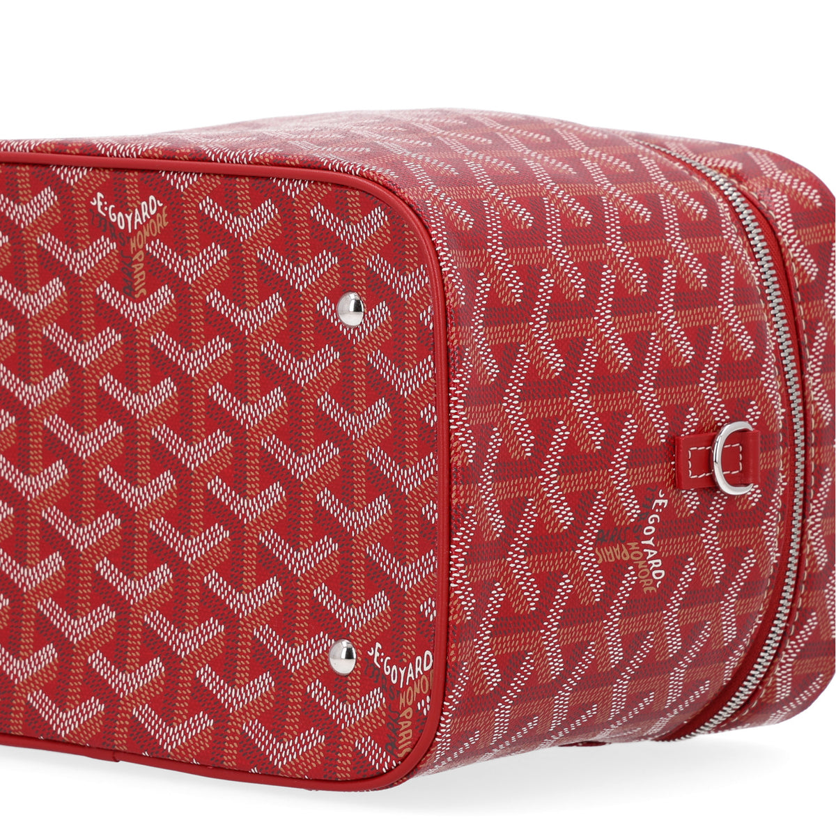 Goyard Goyardine Muse Vanity Case Red 11 of 11
