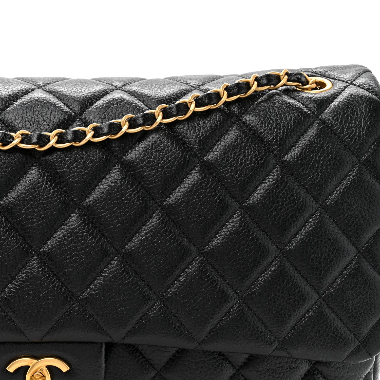 Chanel Caviar Quilted XXL Travel Flap Bag Black 8 of 11