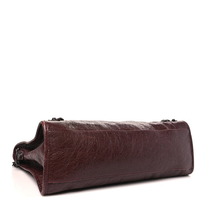 Balenciaga Agneau Classic Hardware Medium Le City Dark Burgundy 4 of 11