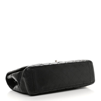 Chanel Caviar Quilted Maxi Single Flap Black 4 of 9