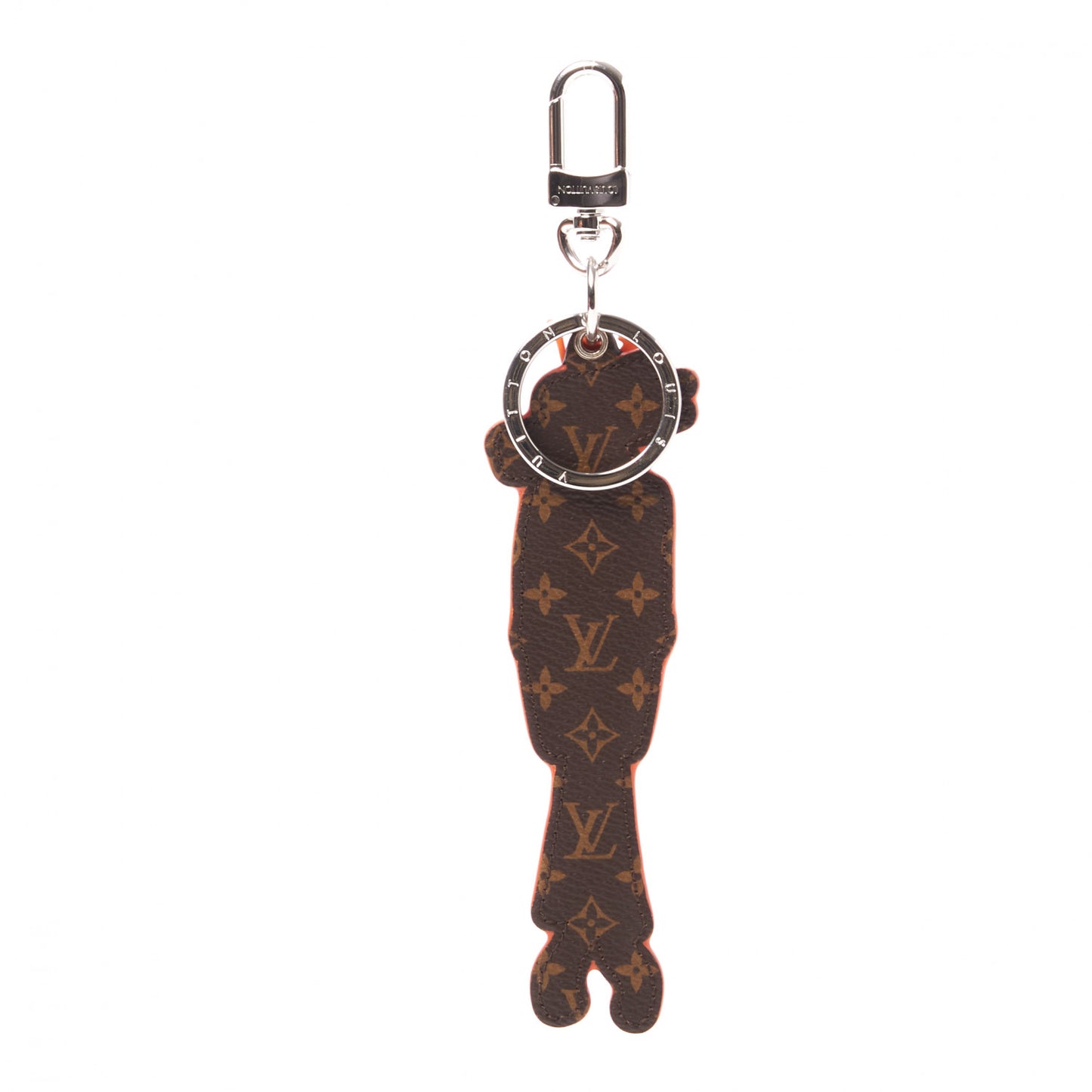 Calfskin Embossed Monogram LV Friends Key Holder
