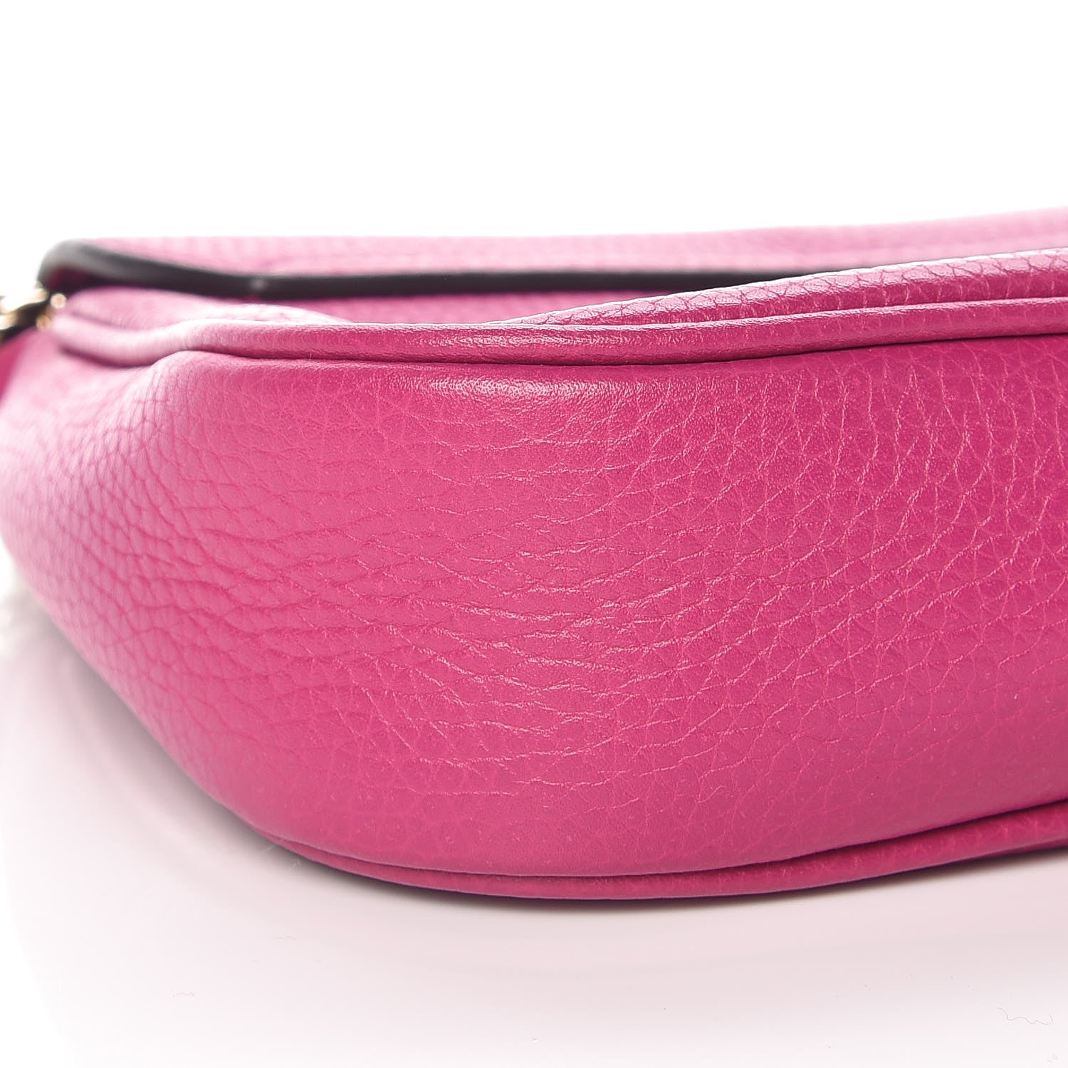 Gucci Cellarius Calfskin Medium Soho Flap Crossbody Bright Bouganville 5 of 9