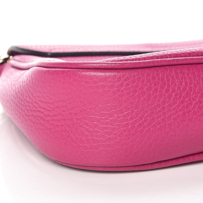 Gucci Cellarius Calfskin Medium Soho Flap Crossbody Bright Bouganville 5 of 9