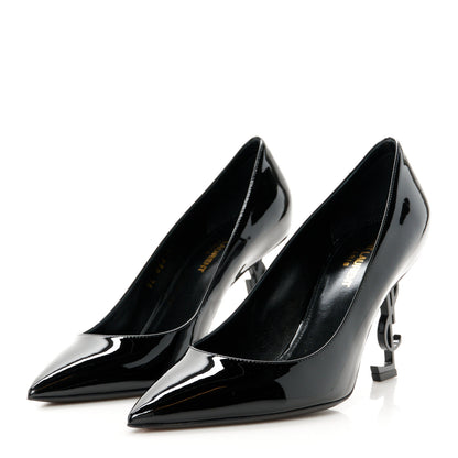 Saint Laurent Patent Opyum 85 Pumps 39 Black 4 of 10