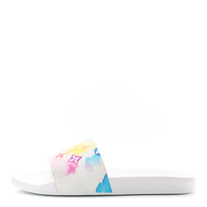 Louis Vuitton Monogram Watercolor Mens Waterfront Mules 10 Multicolor 1 of 8