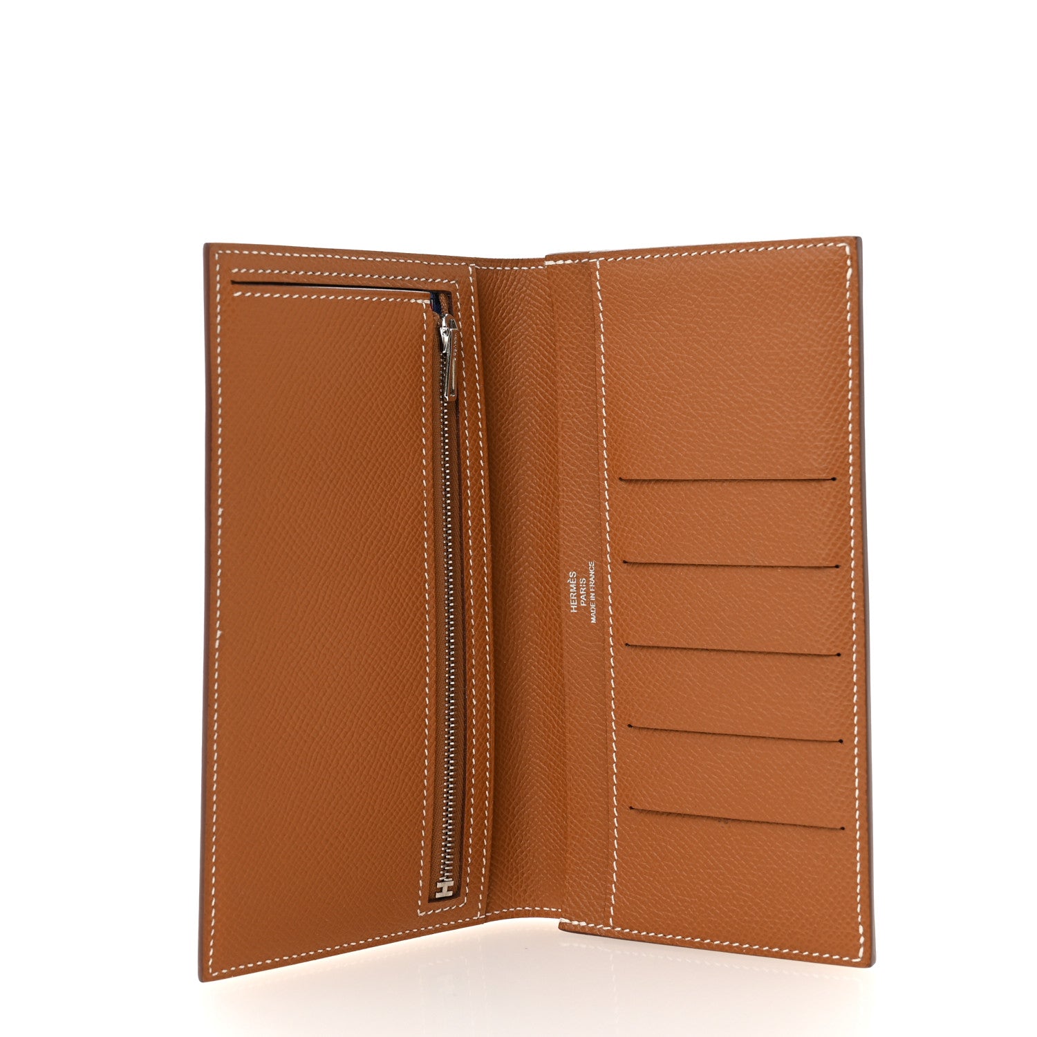 Hermes Epsom Citizen Twill Long Wallet Gold 5 of 9