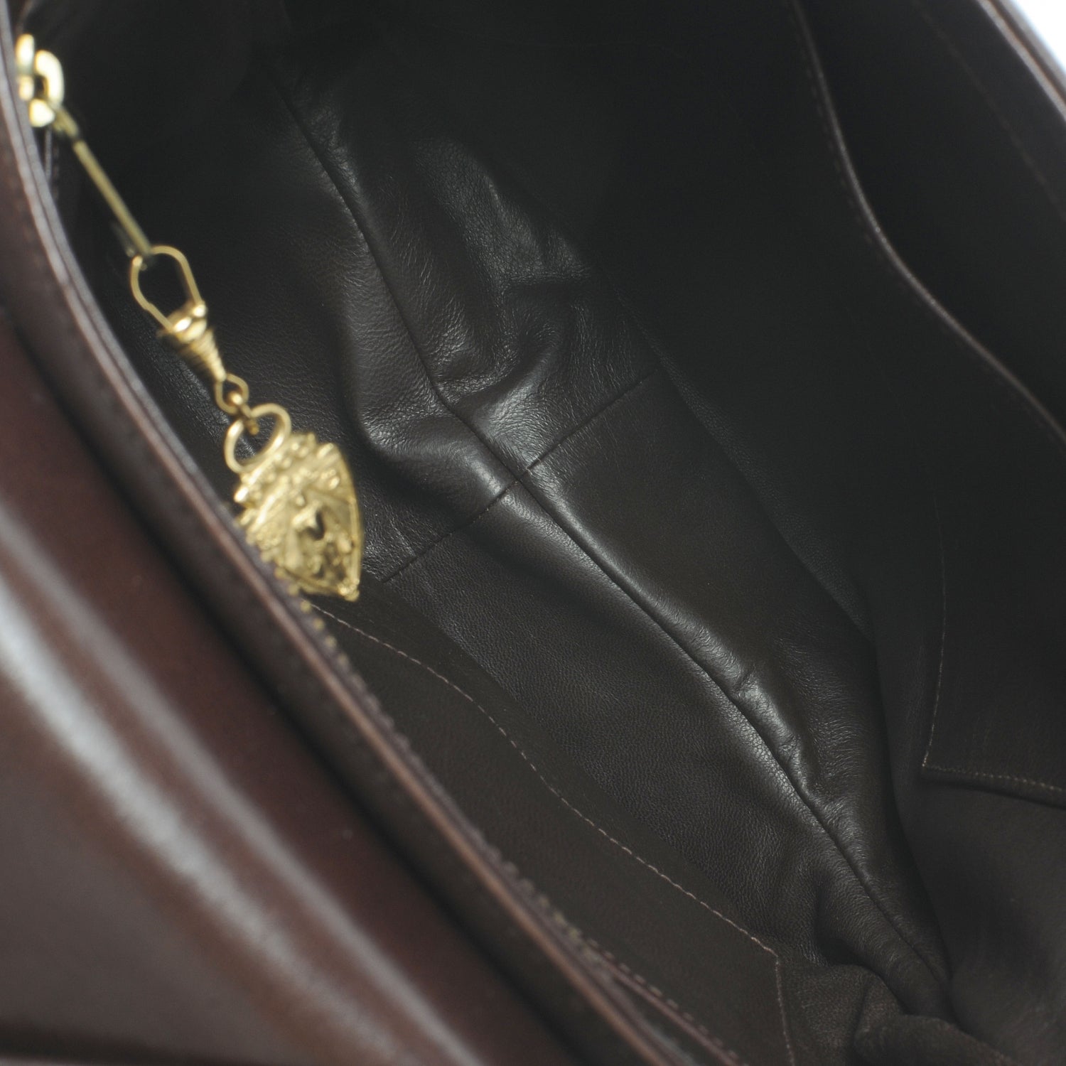 Gucci Calfskin 1973 Shoulder Bag Brown 6 of 6