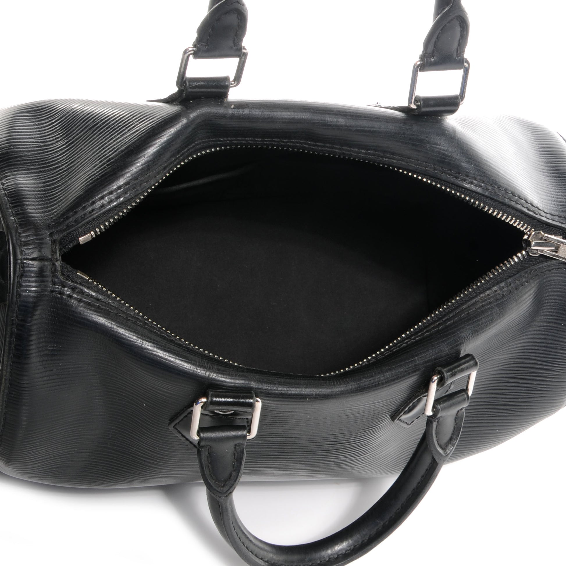 Louis Vuitton Epi Speedy 25 Black 5 of 7