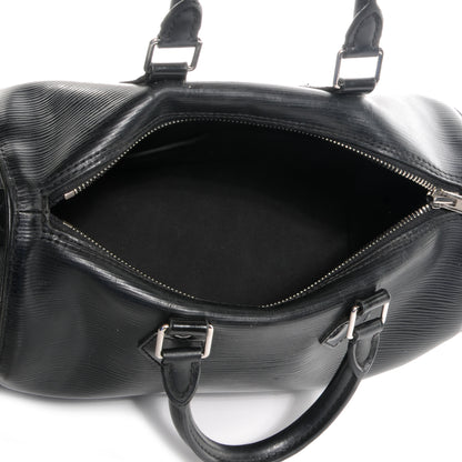 Louis Vuitton Epi Speedy 25 Black 5 of 7