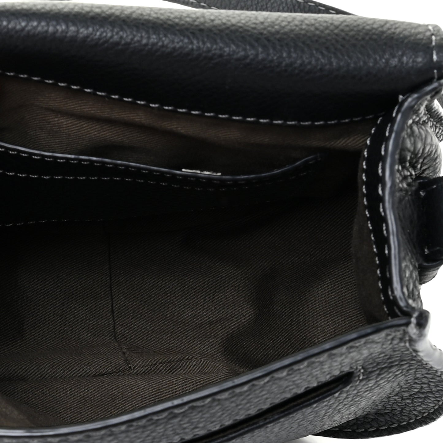 Calfskin Mini Marcie Round Crossbody Bag Black