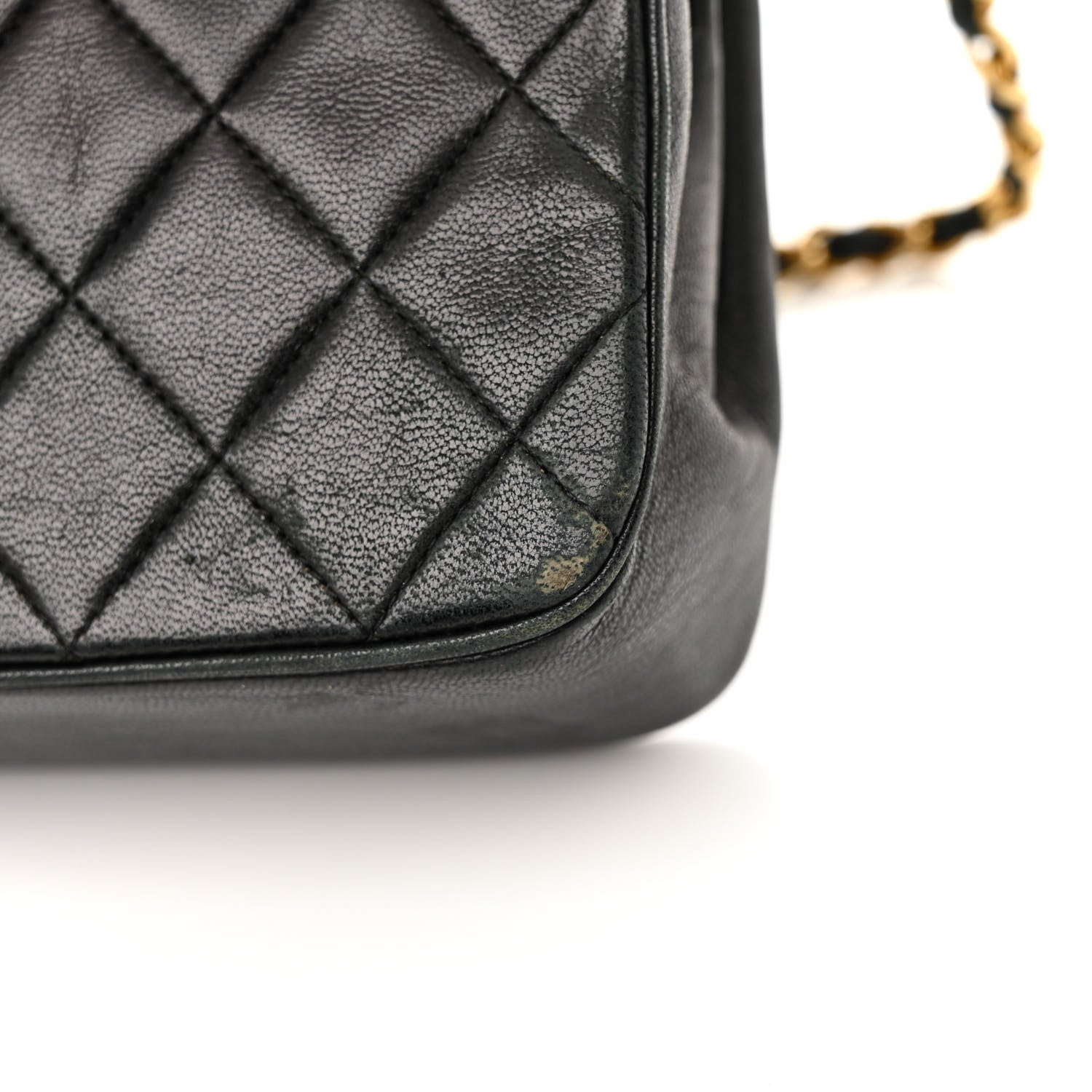 Chanel Lambskin Quilted Medium Single Flap Black 16 of 21