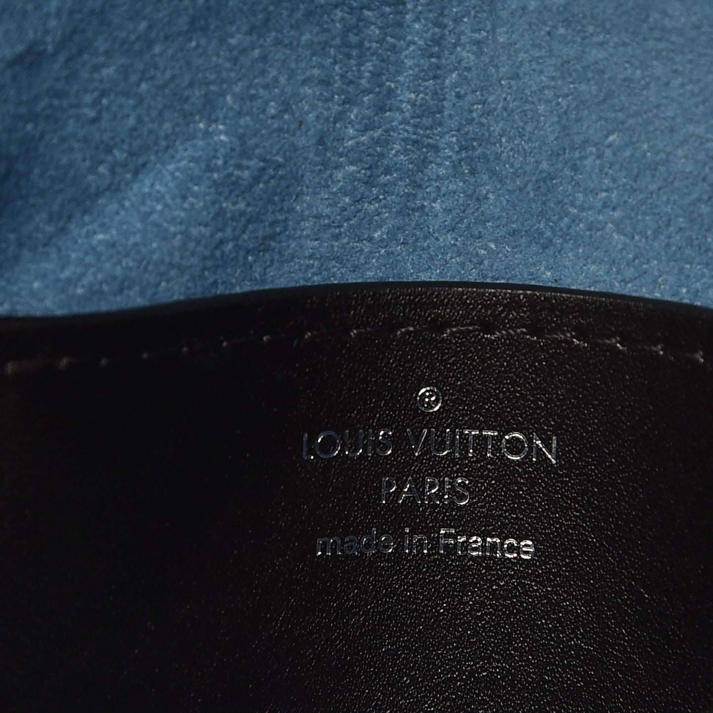 Epi Malletage Twist Shoulder Bag PM Blue