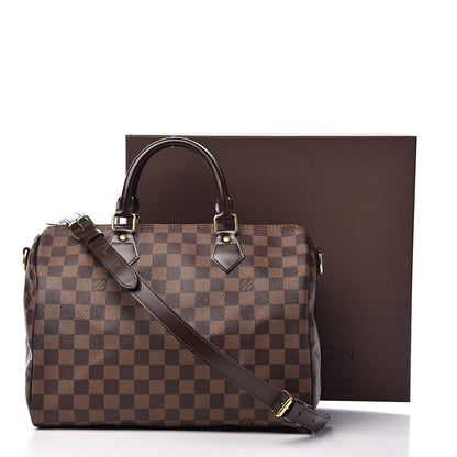 Louis Vuitton Damier Ebene Speedy Bandouliere 30 11 of 11