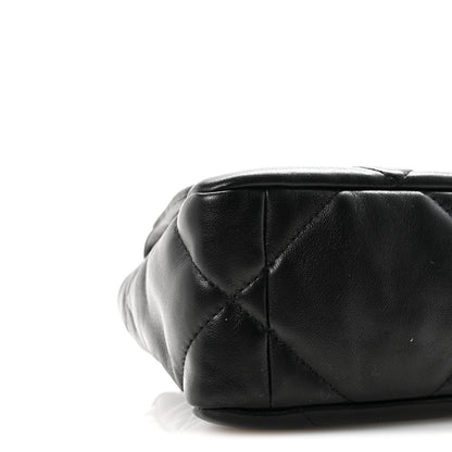 Chanel Lambskin Quilted Medium Chanel 19 Flap Black 9 of 11