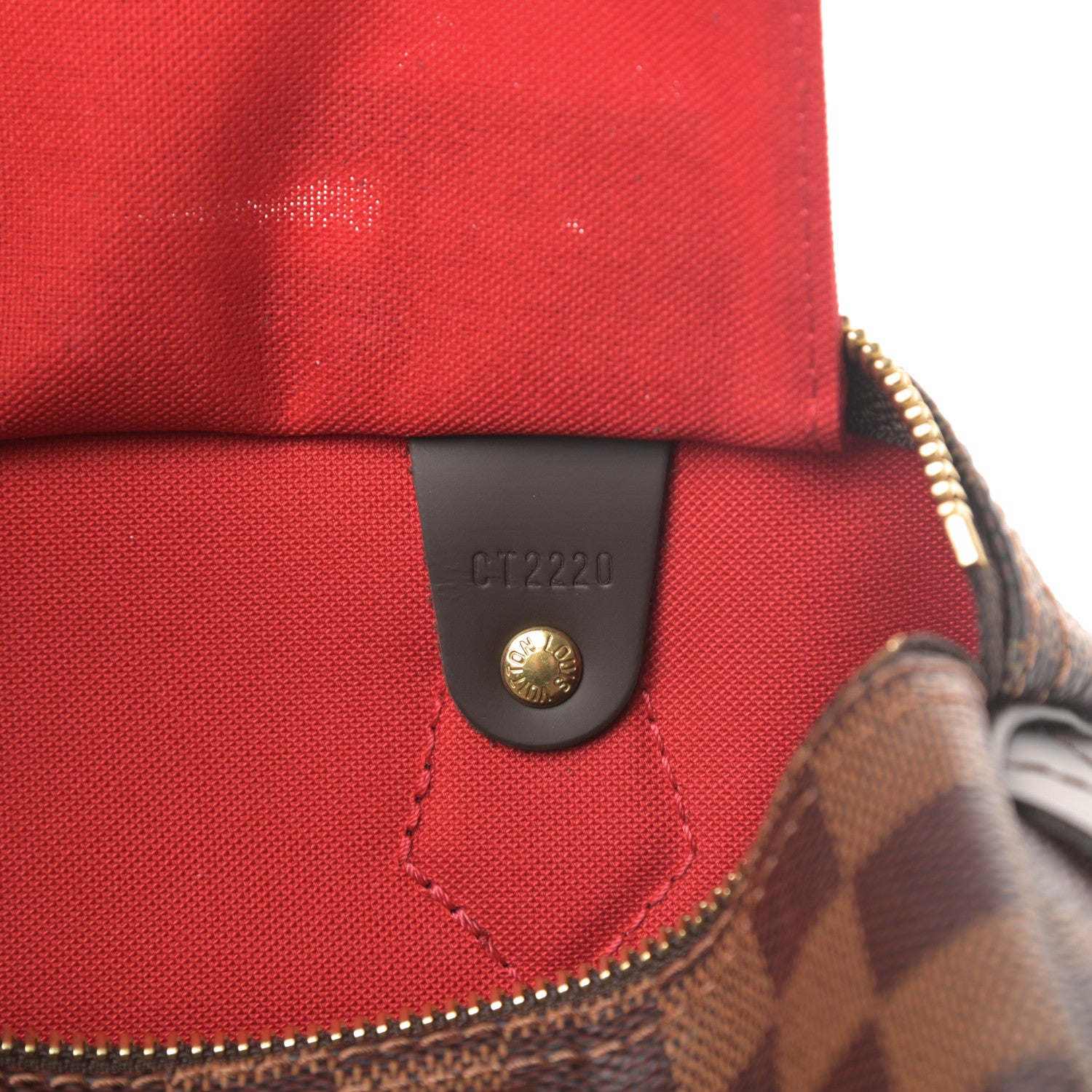 Louis Vuitton Damier Ebene Speedy 25 7 of 12