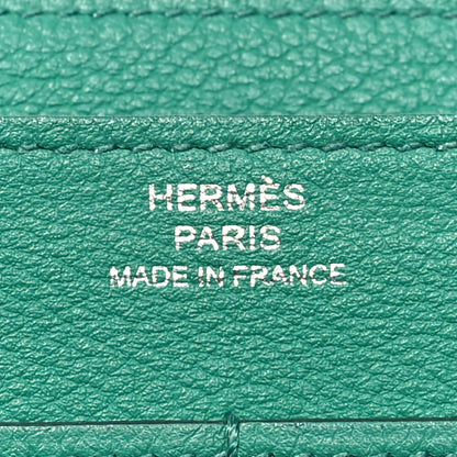 Hermes Evercolor Dogon Wallet Vert Vertigo 7 of 7