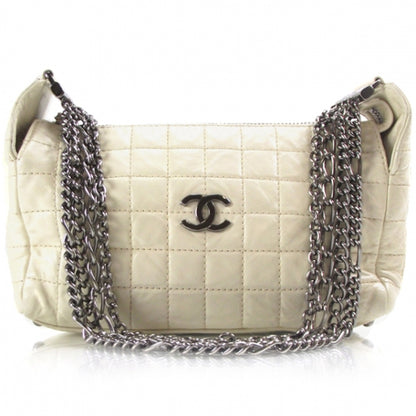 Chanel Lambskin Square Quilted Double Chain Bag 1 of 10