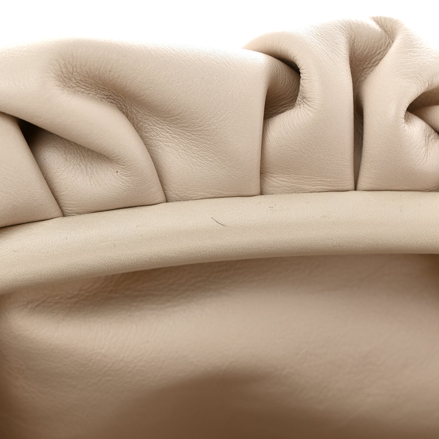 Smooth Butter Calf The Pouch Oversized Clutch Mist