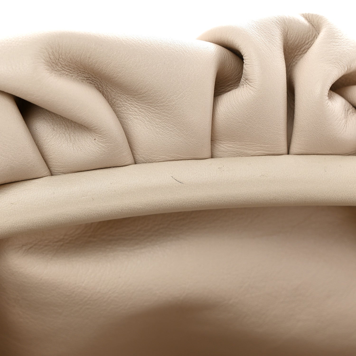 Bottega Veneta Smooth Butter Calf The Pouch Oversized Clutch Mist 11 of 12