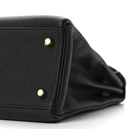 Hermes Togo Kelly Retourne 28 Black 10 of 13