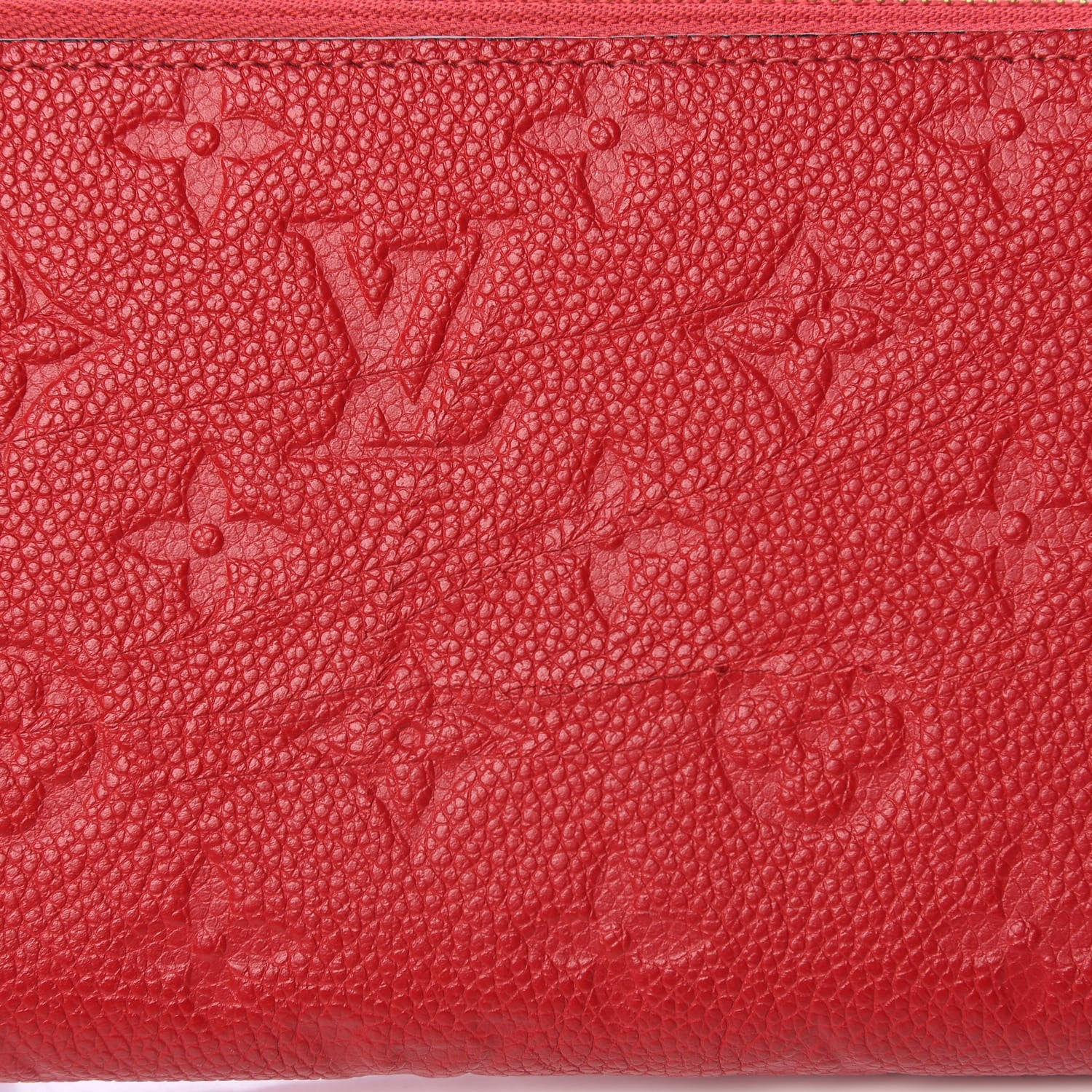 Louis Vuitton Empreinte Zippy Wallet Scarlet 8 of 11