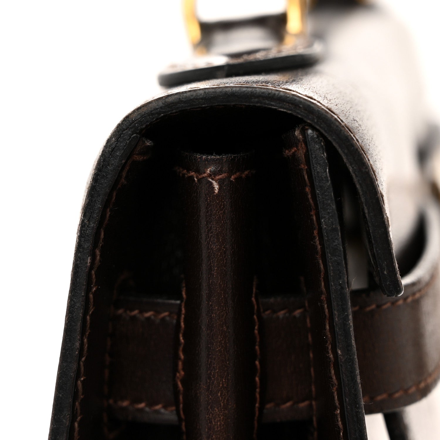 Hermes Box Kelly Sellier 32 Chocolate 14 of 17